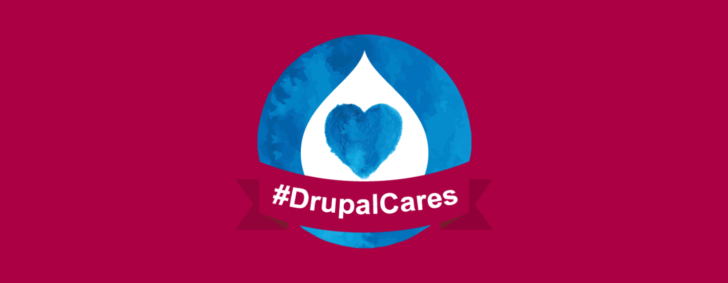 The Drupal Cares Logo