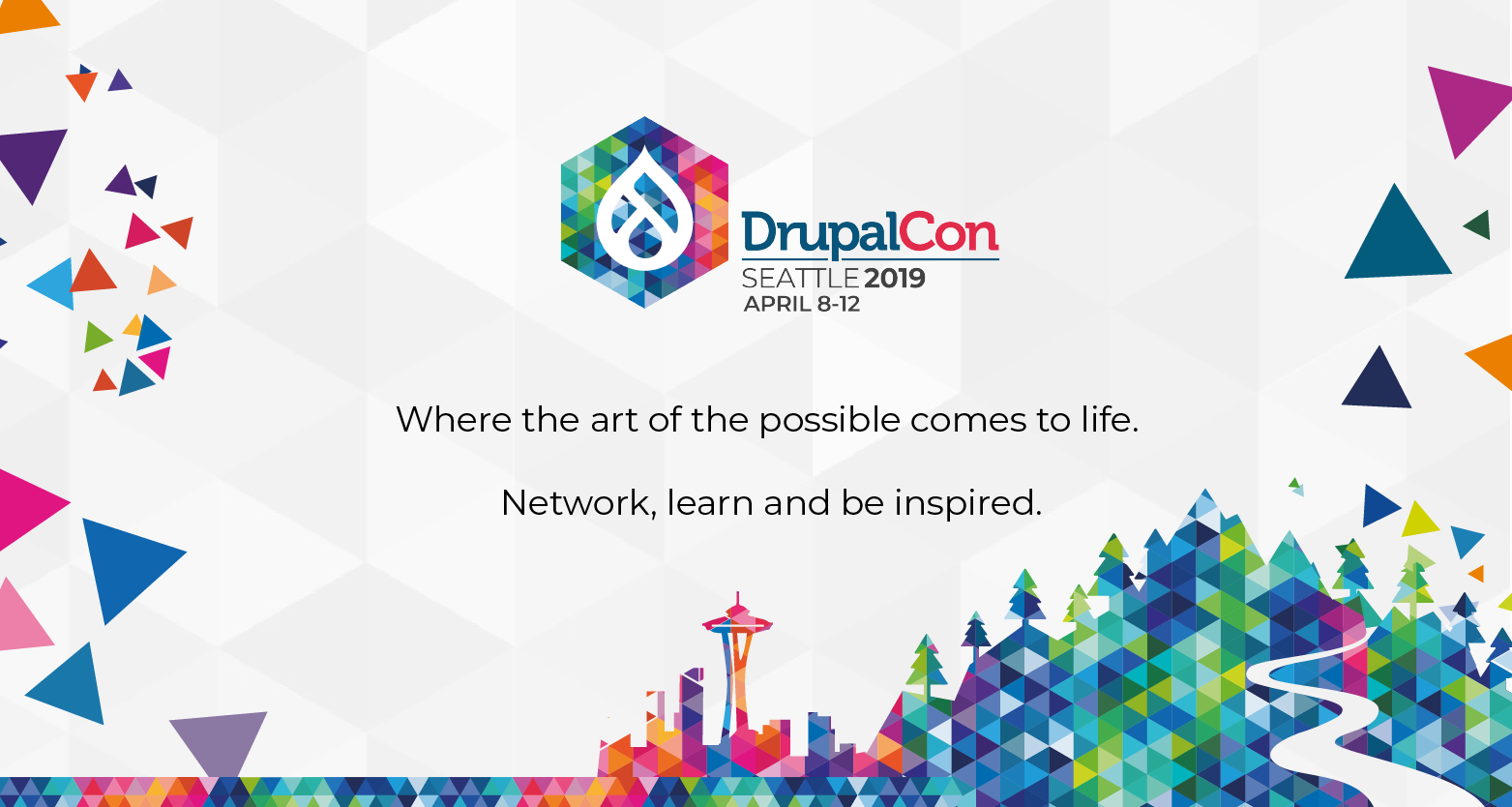 DrupalCon Seattle 2019 logo DrupalCon Seattle 2019 logo
