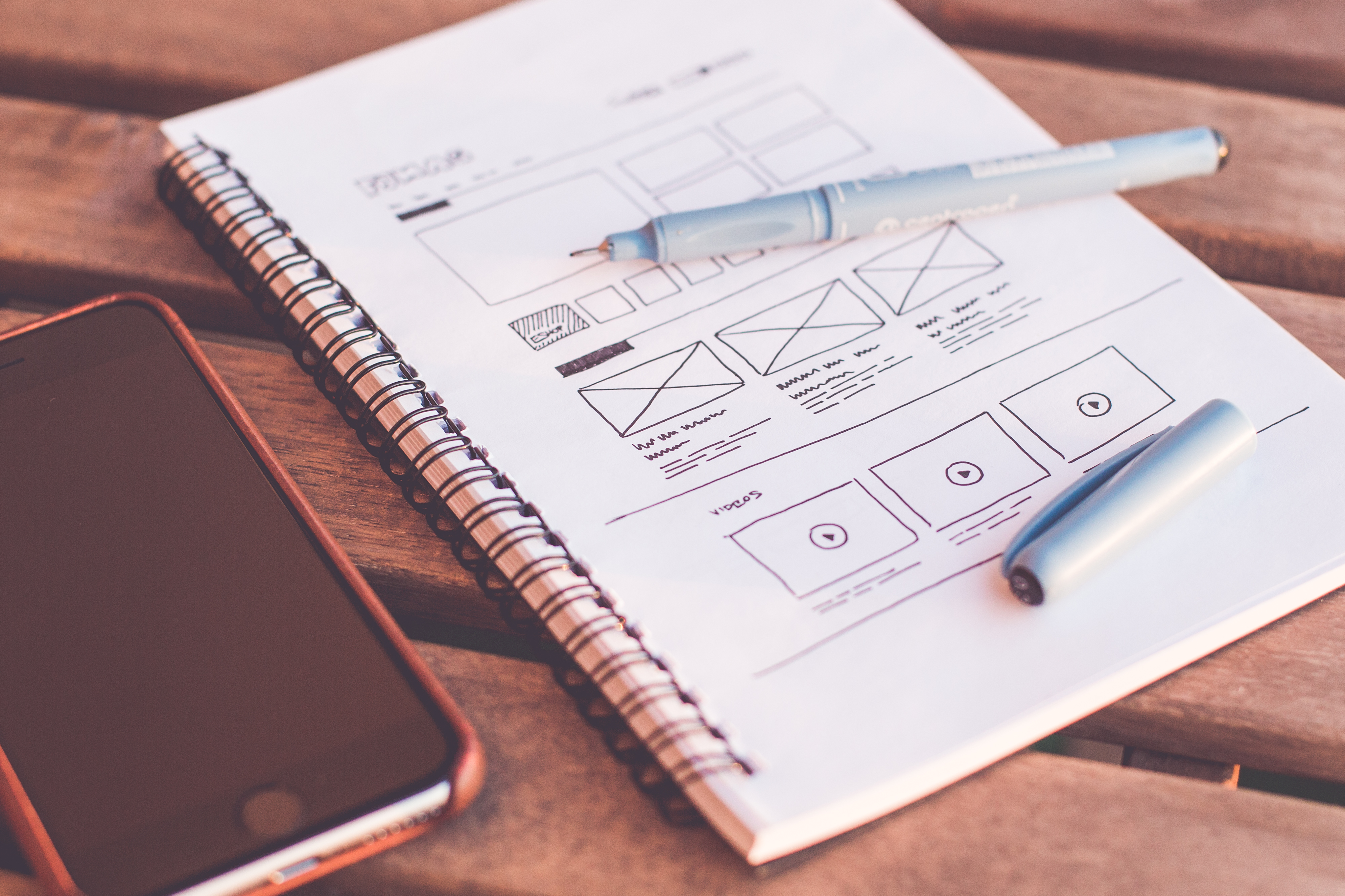 Design wireframes