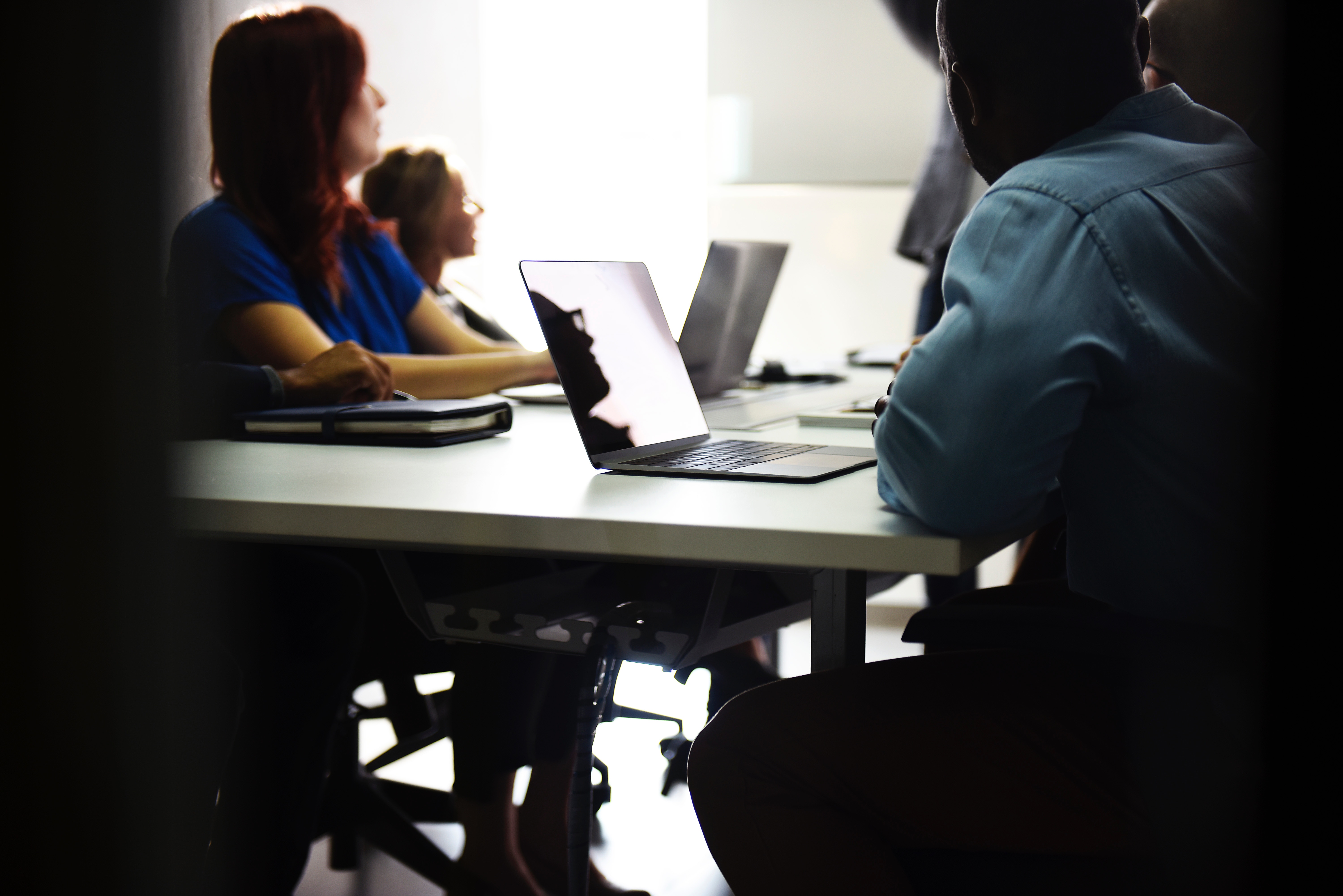 Group of people working together