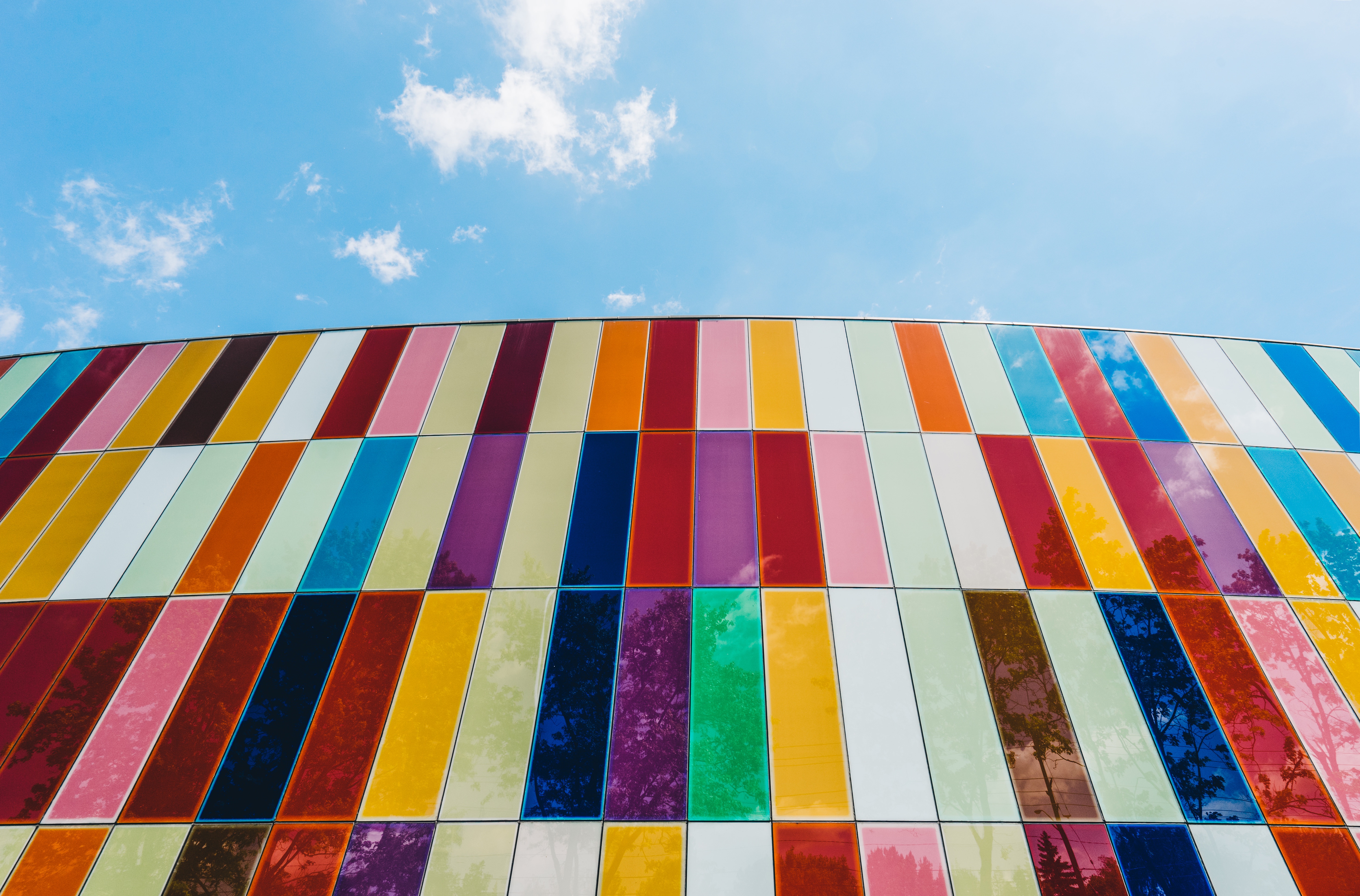Colored wall