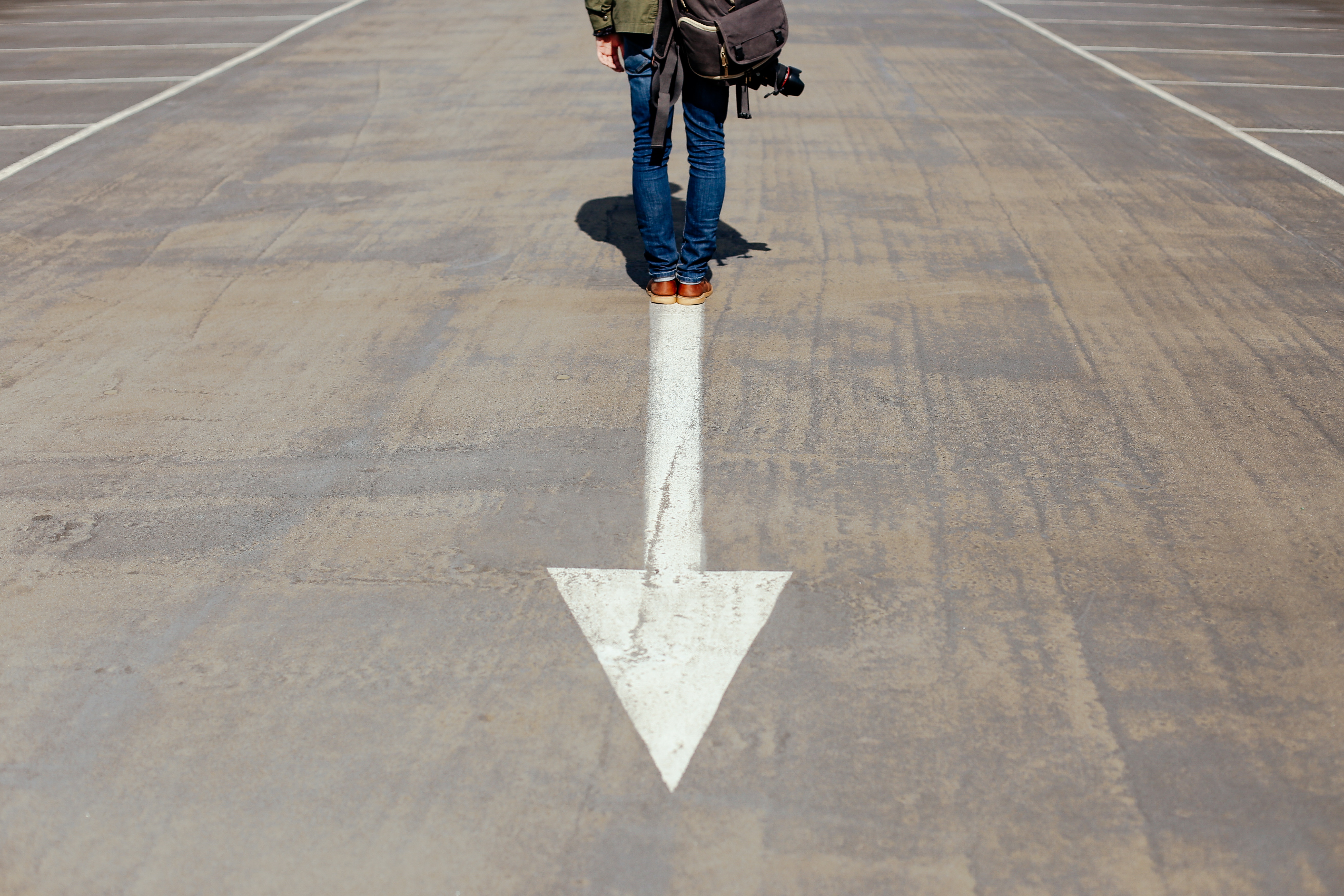 Arrow pointing down