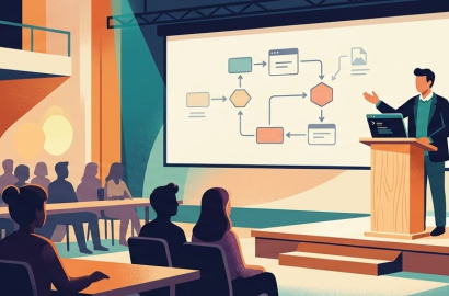 DrupalCamp presentation graphic connecting Drupal, Claude skills, MCP, and terminal workflows.